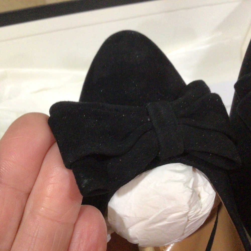 Talbots black Edison Party Box flats. Size 7M very gently worn - Picture 4 of 8